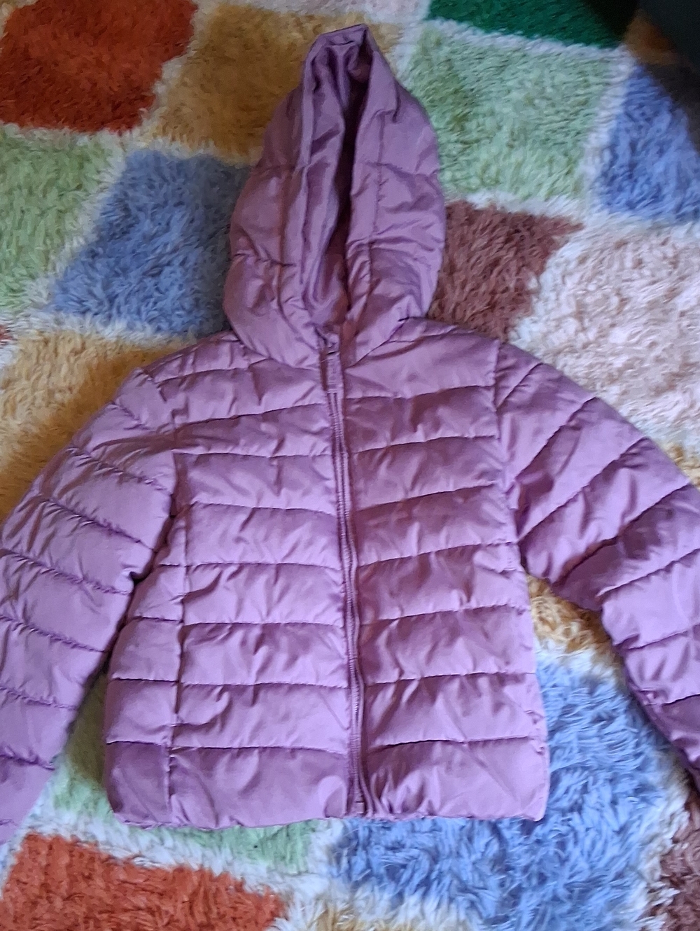 The Children's Place Lilac Hooded Puffer Jacket